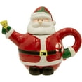 thumbnail image 1 of Radiant Treasures Ceramic Santa Shaped 16oz Teapot, 1 of 7