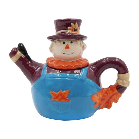 Radiant Treasures Scarecrow Ceramic Teapot