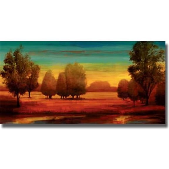 Radiant by Neil Thomas Premium Gallery Wrapped Canvas Giclee Art - Ready to Hang, 12 x 24 x 1.5 in.