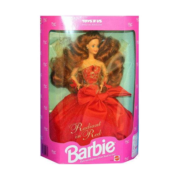 Radiant in Red Barbie Doll Toys R Us Exclusive Special Edition 1992 Mattel 1276