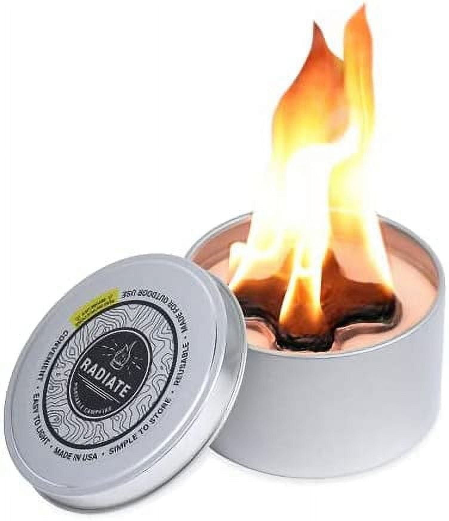 Radiate Portable Recycled Soy Wax Campfire Pit