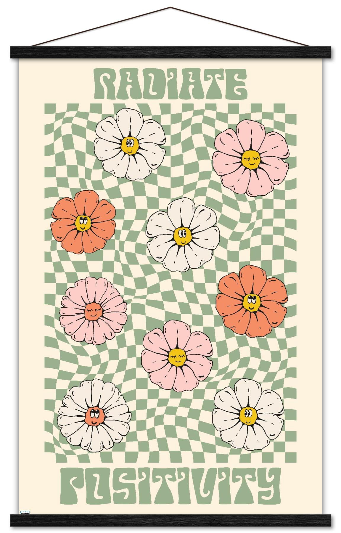 Radiate Positivity Wall Poster with Magnetic Frame, 22.375" x 34"