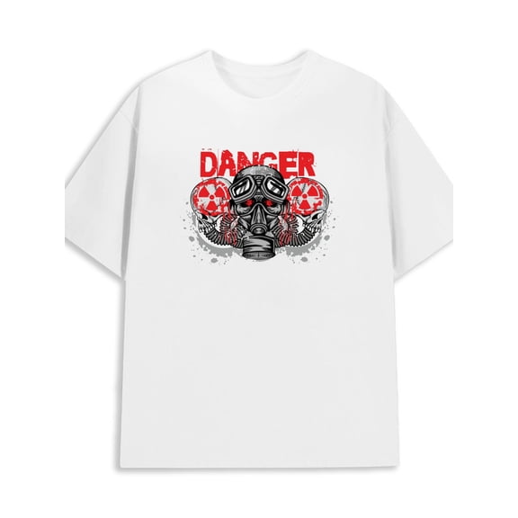 Radiation Hazard Tee mens 180G 100% Cotton white Classic Unisex Shirt Cotton tshirts Original Unisex Shirt Printed tshirts Basic Unisex Shirt Crewneck tshirts