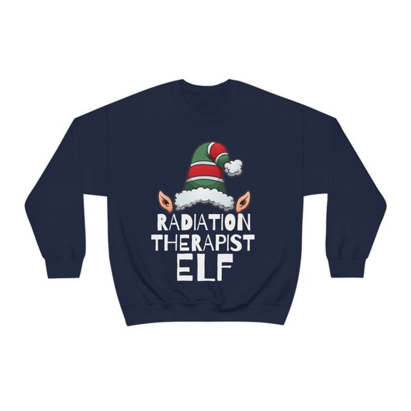 Radiation Therapist Elf Unisex Sweatshirt S-2XL Christmas Holidays Elves