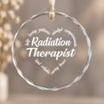 Radiation Therapist Heart Word Cloud Christmas Ornament, Holiday ...