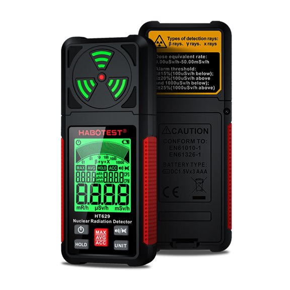 Radiation tester,Display Marble Tester -ray Lcd Display Y-ray -ray Lcd Marble Tester Counter X-ray Y-ray Tester Dosimeter Lcd Display Marble X-ray Y-ray -ray Black & Red