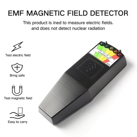 Radiation tester, Emf 5 Field Portable Emf Meter Portable Emf 5 Led Meter Emf Meter 5 Led Box Paranormal Equipment Paranormal Equipment Xs Meter Spirit Box