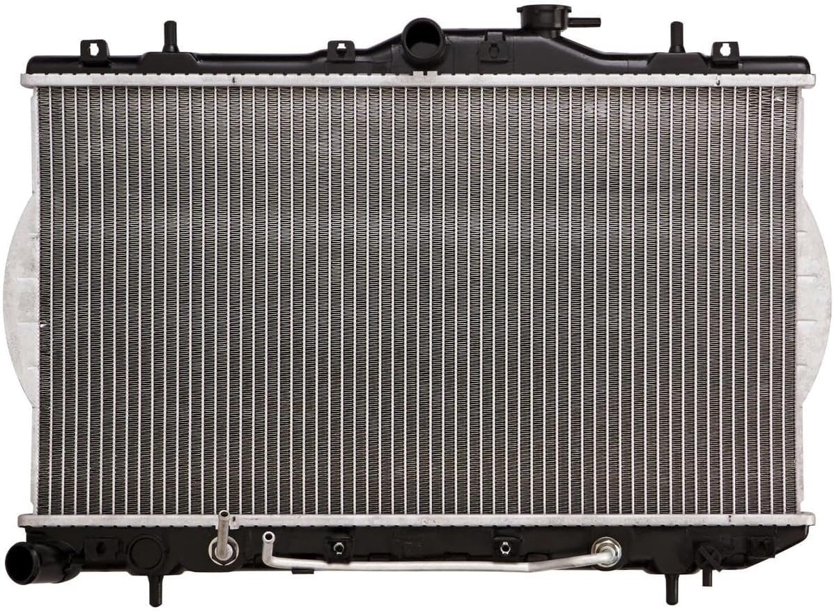 Radiator 1 Row Red with Automatic Transmission for Hyundai for Accent 1.5L 1997-1999 13 3/16 (Inches)-Height 2531022B00 REA41-1816A