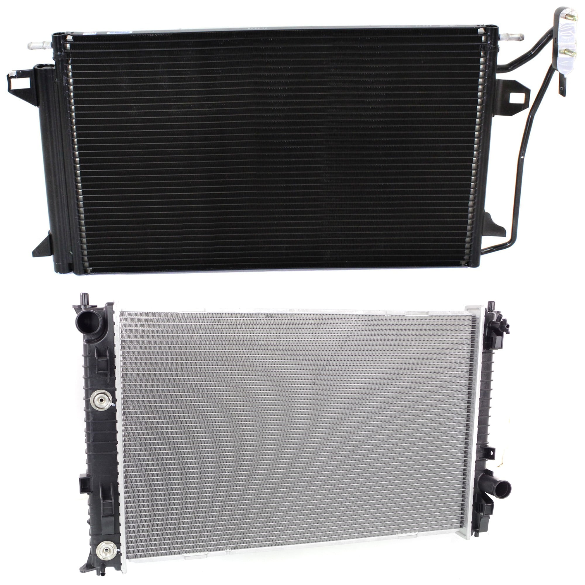 Radiator 2.3L/3.0L Eng. Aluminum Core Plastic Tank includes A/C ...