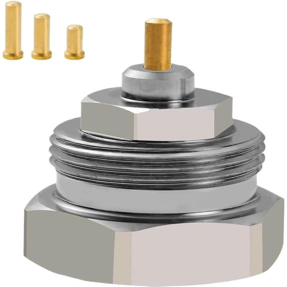 Radiator Air Valve Thermostatic Metal Adapter for Indoor House Apartment Office Bedroom Living Room Dorm Heating Systems