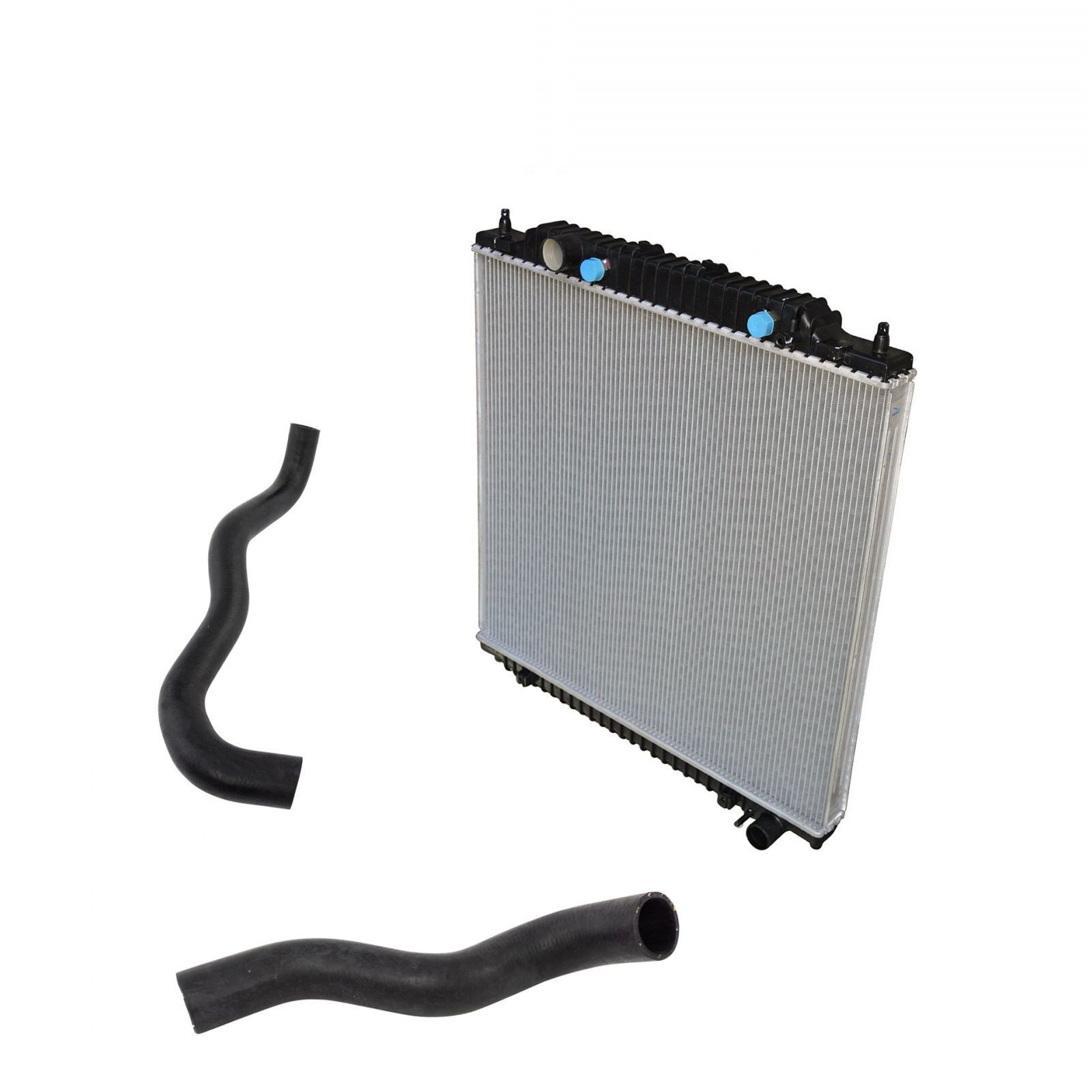 Radiator Assembly Upper Lower Hose Kit Set for Ford for Super Duty 6.0L ...