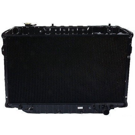 Radiator - CSF Fit/For 1469 91-92 Toyota Land Cruiser V6 4.0L - Brass Tank Brass Core, 3-Row
