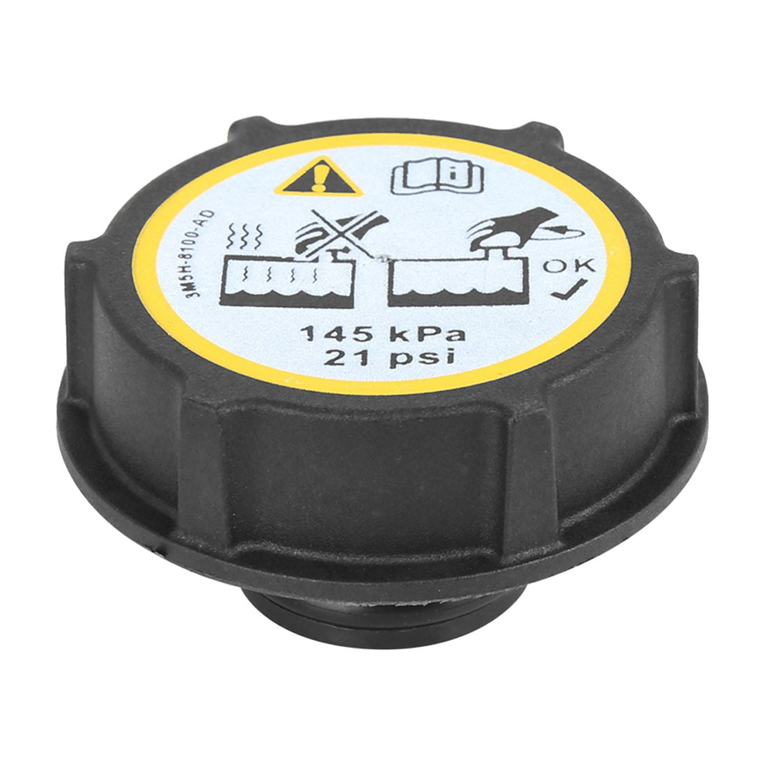 Radiator Cap Coolant Tank Expansion Cover Black Fit for 20082015 Land