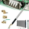 thumbnail image 1 of Radiator Cleaning Wand with Air Pipe Quick Connector, 4500 PSI 24-47” High Pressure Radiator Cleaning Tool, for Automotive Radiators, Condensers, Hvac & Heavy Machinery (32in+Switch), 1 of 6