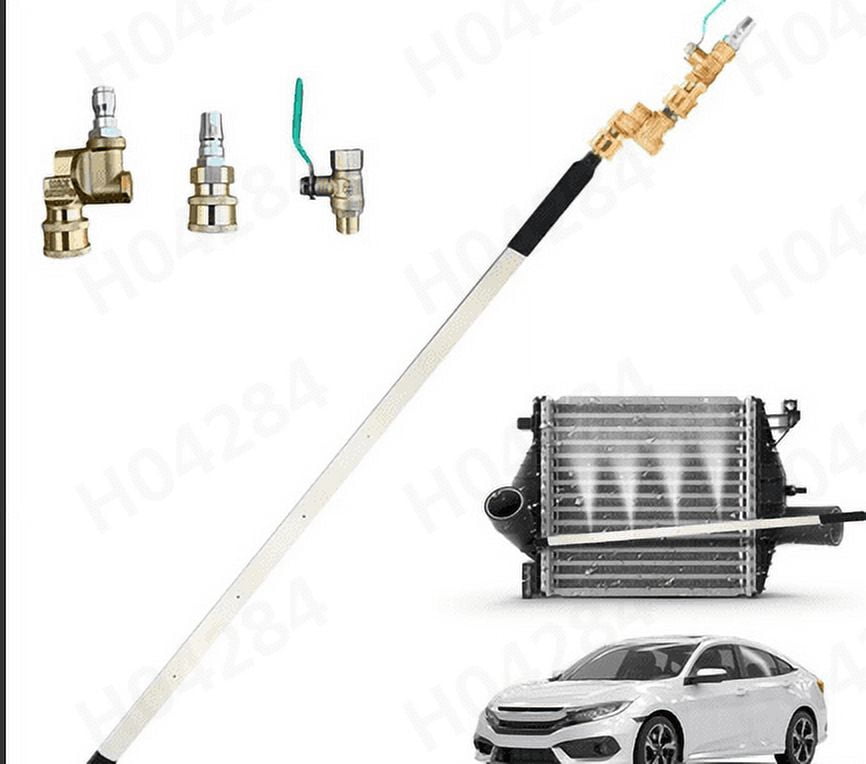 Sakerplus 22" Radiator Cleaning Wand - High Pressure Washer Attachment For Car, Truck, RV AC Condenser Flushing