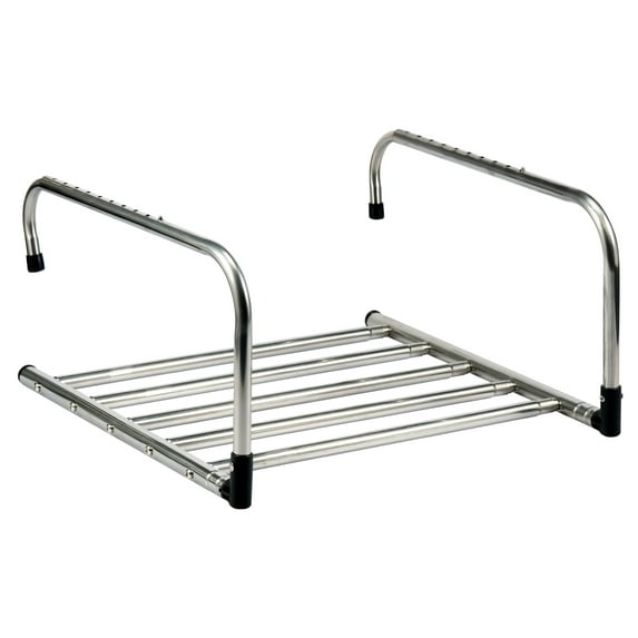 Radiator Clothes Airer Clothes Dryer Drying Rack Laundry Stainless Steel Extendable Foldable Heated Clothes Airer Towel Holder Indoor Outdoor for Hanging Socks, Clothes, Towel (15.3-27.2 in)