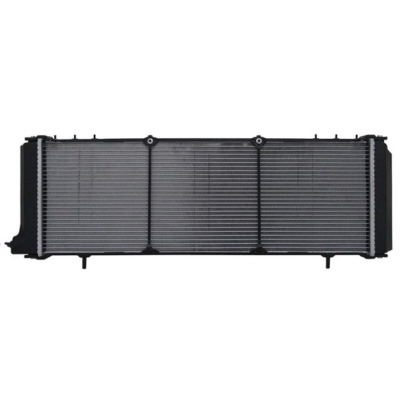 Radiator Compatible with 1987-1990 Jeep Wagoneer Cherokee Comanche 4.0L I6 1984-1986 Cherokee 2.8L V6 Crossflow 32mm Aluminum Core Plastic Tanks EOC New Replaces 52003695 52003696