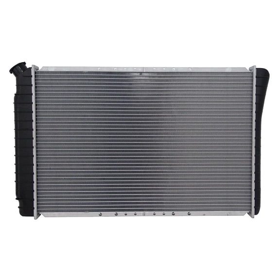 Radiator Compatible with 1989-1992 Chevrolet P20 P30 5.7L V8 GMC P2500 P3500 Automatic Transmission Crossflow Aluminum Core Plastic Tanks with TOC New Replaces 3047198 3048699 3049201