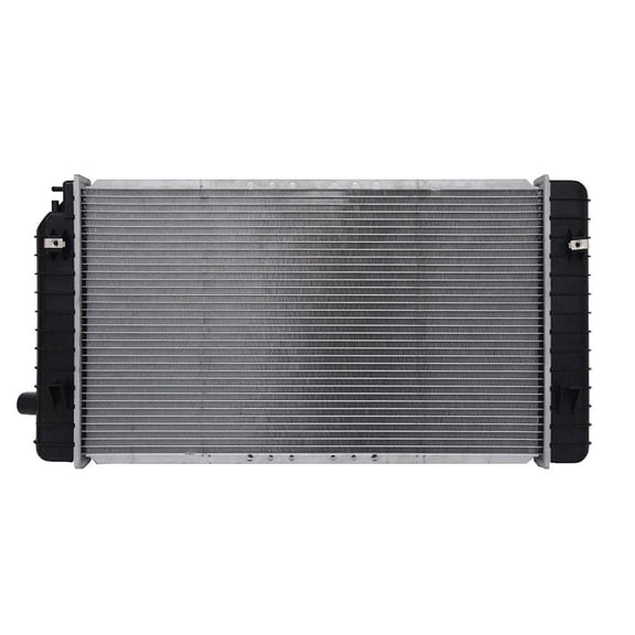 Radiator Compatible with 1994-1995 Chevrolet Beretta Z26 GT Corsica 2.2L 2.3L L4 3.1L V6 Crossflow 26mm Aluminum Core Plastic Tanks Plated TOC New Replaces 52469306 LJ9595 LX9494