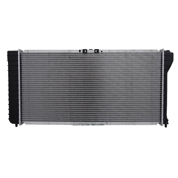 Radiator Compatible with 1999-2002 Oldsmobile Intrigue 3.5L V6 26mm Aluminum Crossflow Core Plastic Tanks w/Plated TOC GX GL GLS Sedan All Trims New Replaces 52479613 GM3010212