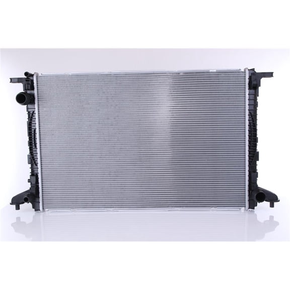 Radiator Compatible with 2020-2024 Audi Q5 PHEV 55 TFSI e Plug-In Hybrid 2.0L Turbo Quattro AWD Premium Plus Prestige Plastic Aluminum Brazed Core Direct Fit Replaces 8W0121251M