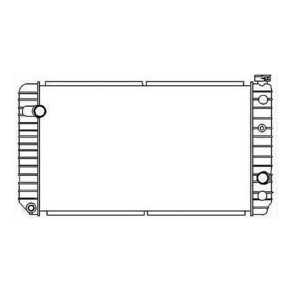 Radiator - Compatible with 1988 - 1993 Chevy S10 1989 1990 1991 1992