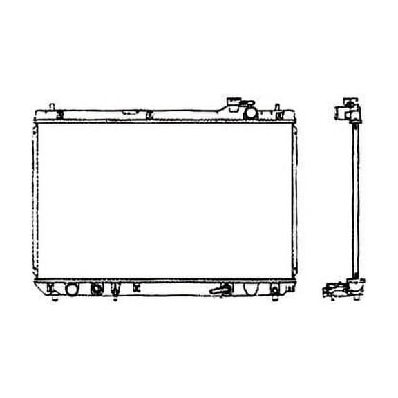 Radiator - Compatible with 2001 - 2003 Toyota Highlander 2002
