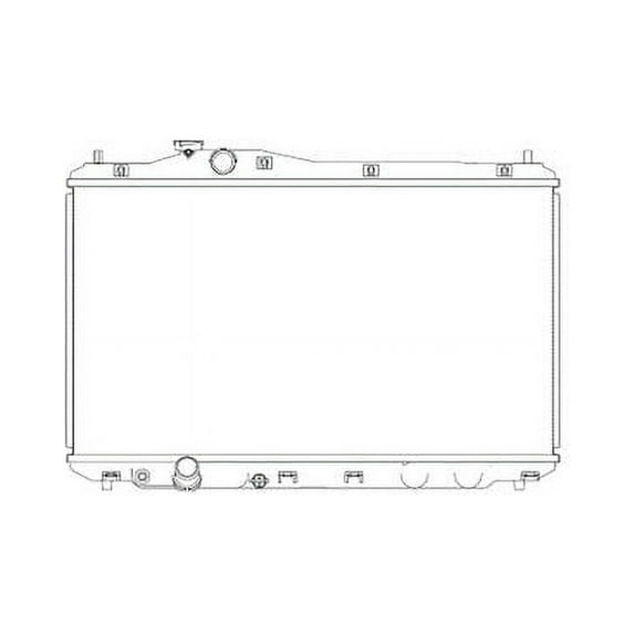 Radiator - Compatible with 2012 Honda Civic
