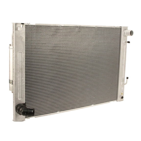 Radiator Condenser Assembly - Compatible with 2007 - 2008 Infiniti G35 Sedan (From 08/01/2006)