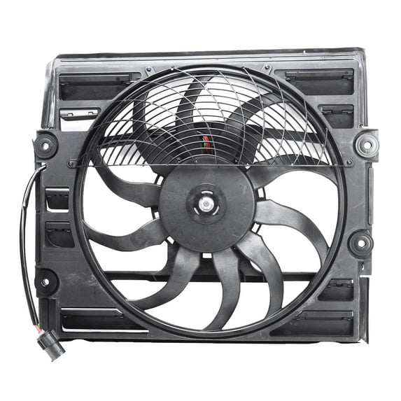 Radiator Condenser Cooling Assembly with Shroud - High Efficiency Cooling System Part