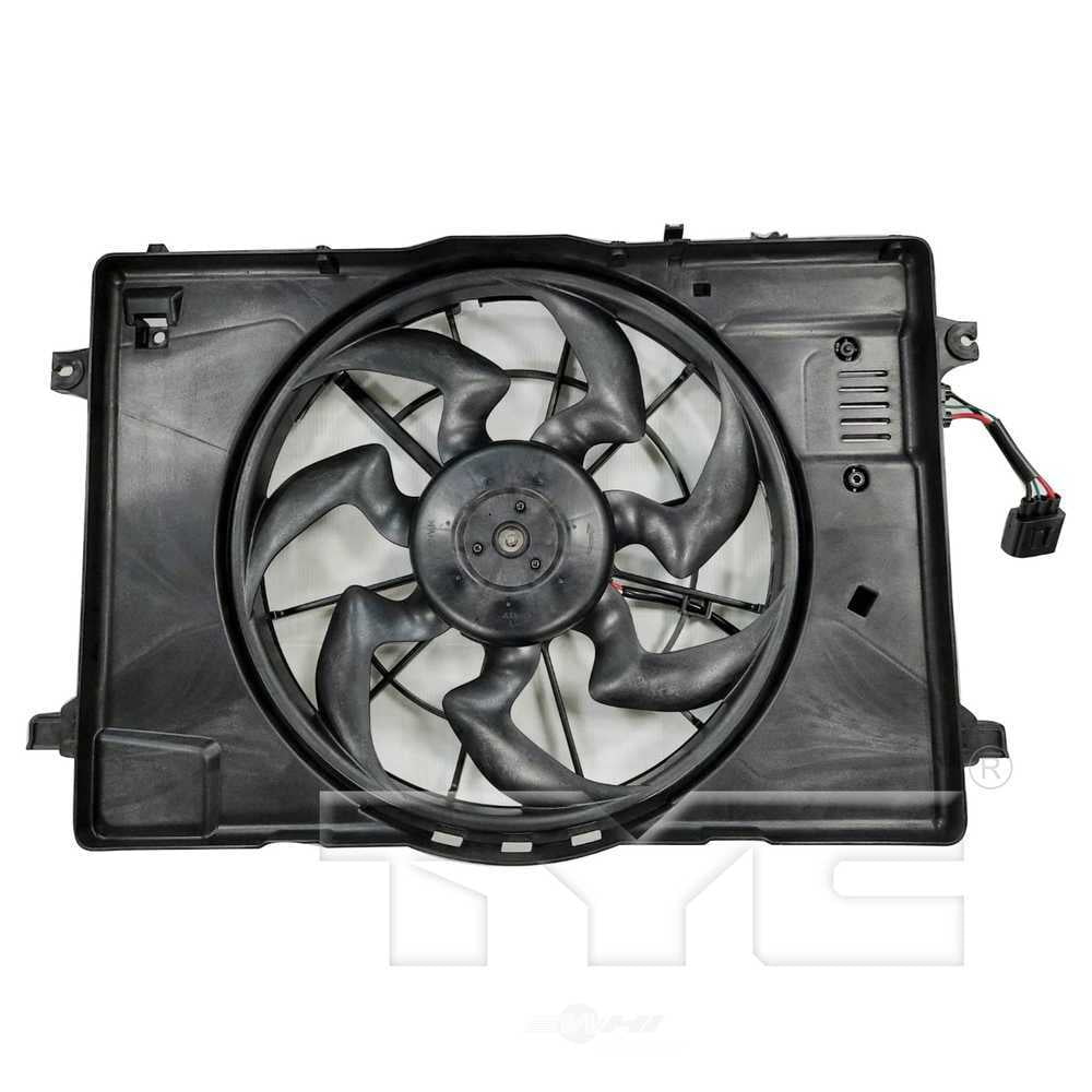 TYC 624770 Dual Radiator And Condenser Fan Assembly