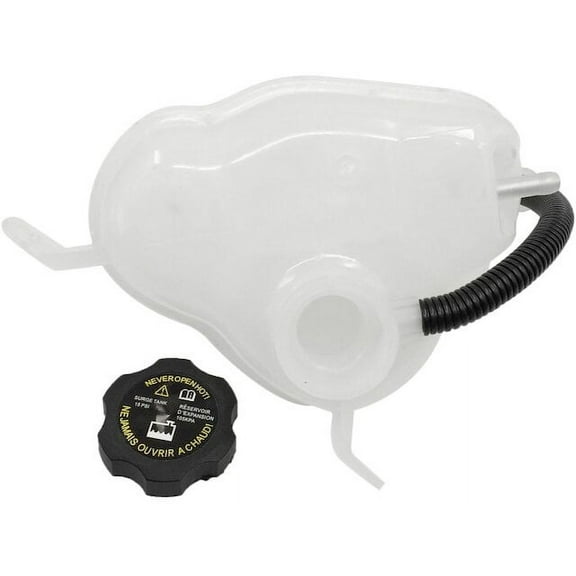 Radiator Coolant Overflow Expansion Tank with Cap - Compatible with 2006 - 2009 Pontiac Torrent 2007 2008