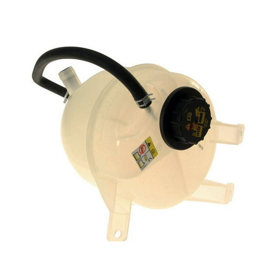 Radiator Coolant Overflow Tank Reservoir with Cap - Compatible with 1999 - 2004, 2006 - 2009, 2011 - 2012 Ford F53 2000 2001 2002 2003 2007 2008