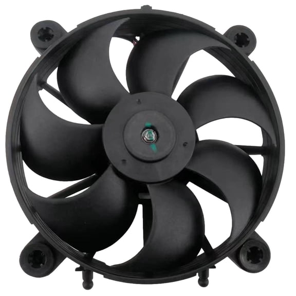 Radiator Cooling Blower Motor with Curved Blade Design