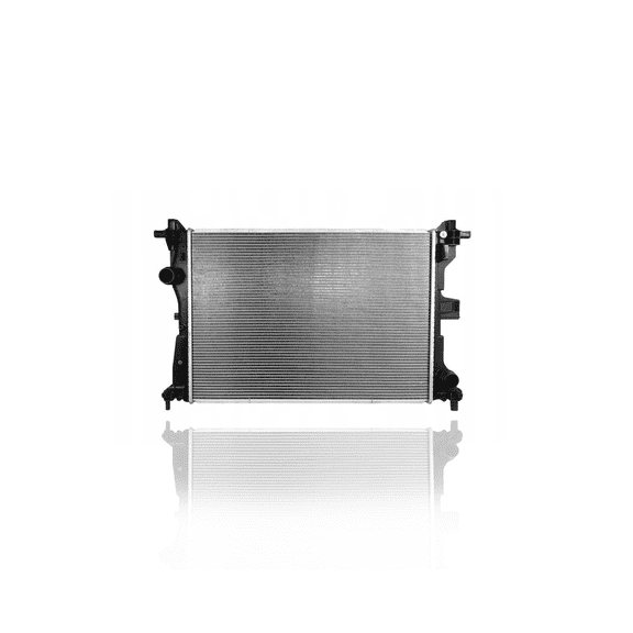 Radiator - Cooling Direct Compatible/Replacement for '19-22 Jeep Renegade, 19-21 Fiat 500X 4Cy/1.3L Turbo Plastic Tank, Aluminum Core - 68430444AA