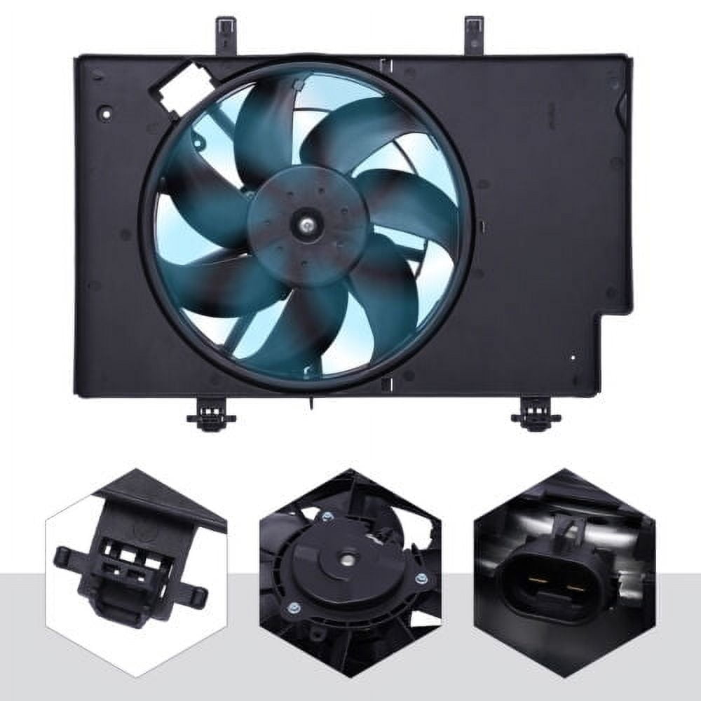 Radiator Cooling Fan Assembly For Ford Fiesta 2011 2012 2013 2014 2015