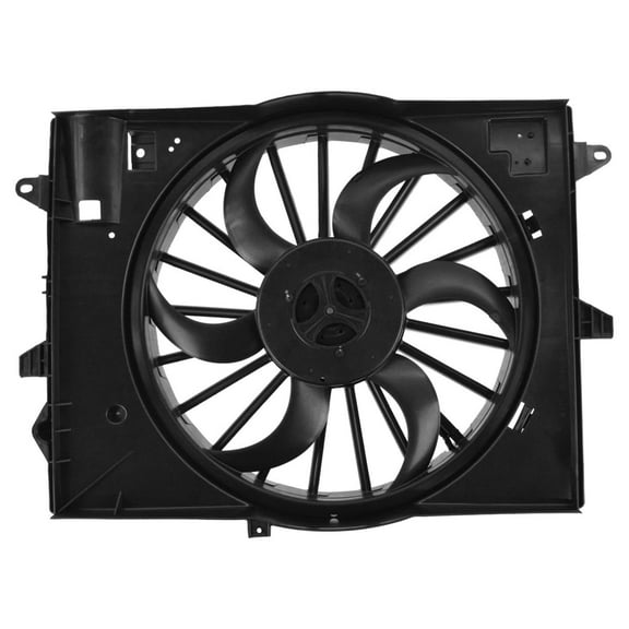 Radiator Cooling Fan Driver Side Left LH for 03-04 Thunderbird Lincoln LS w/ AC RFA83499 Fits select: 2003-2004 FORD THUNDERBIRD