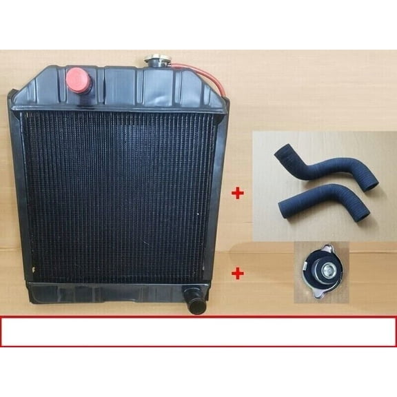 Radiator Copper Fin 4 Row High Quality Fits Ford Tractors 2000 2600 3000 3600