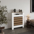 thumbnail image 1 of Radiator Cover Mistral Cabinet with Slatted Panel, Modern Home Furniture for Heating Units, 1 of 5