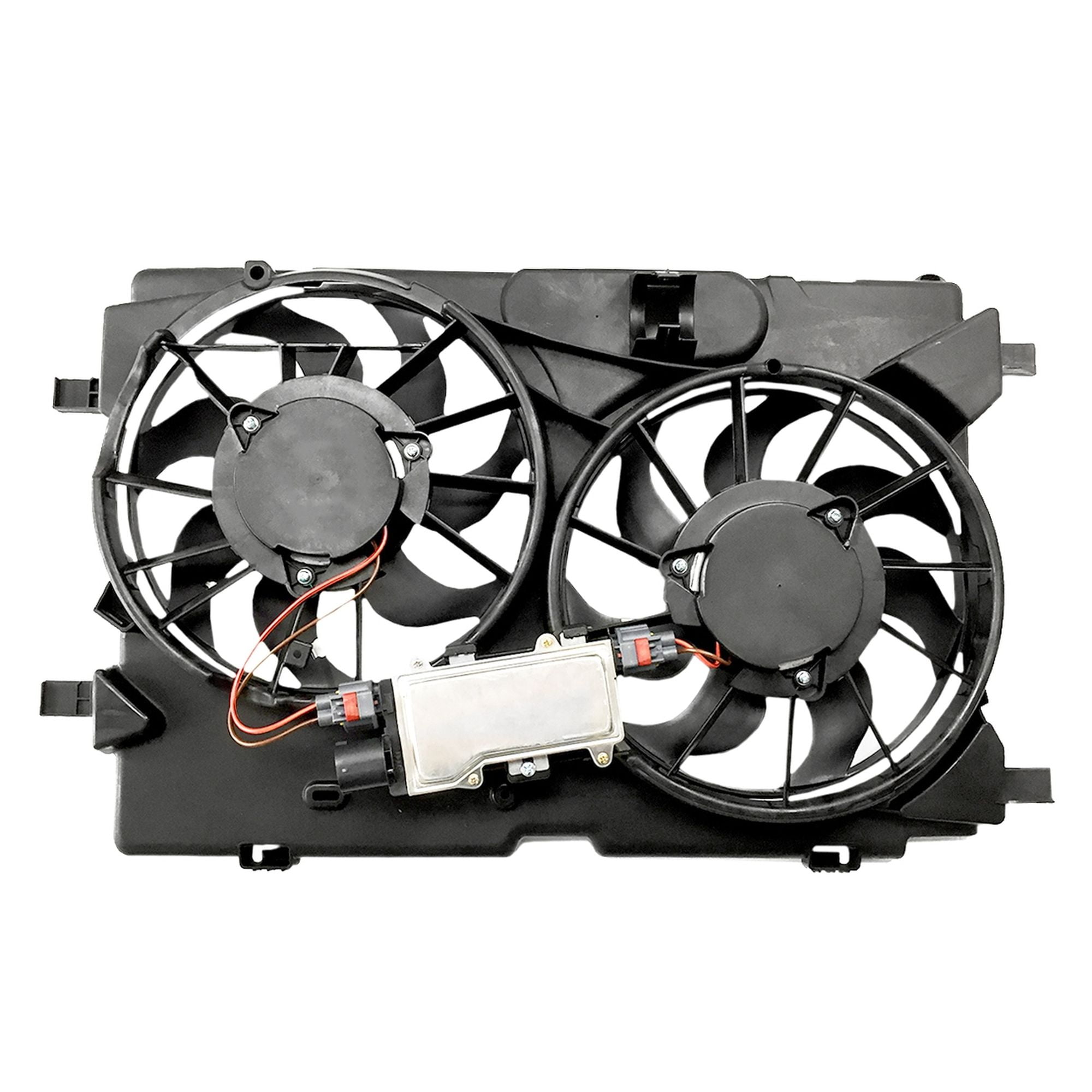 Mid Valley Radiator Dual Cooling Fan Assembly for 2010-2012 Ford Fusion ...