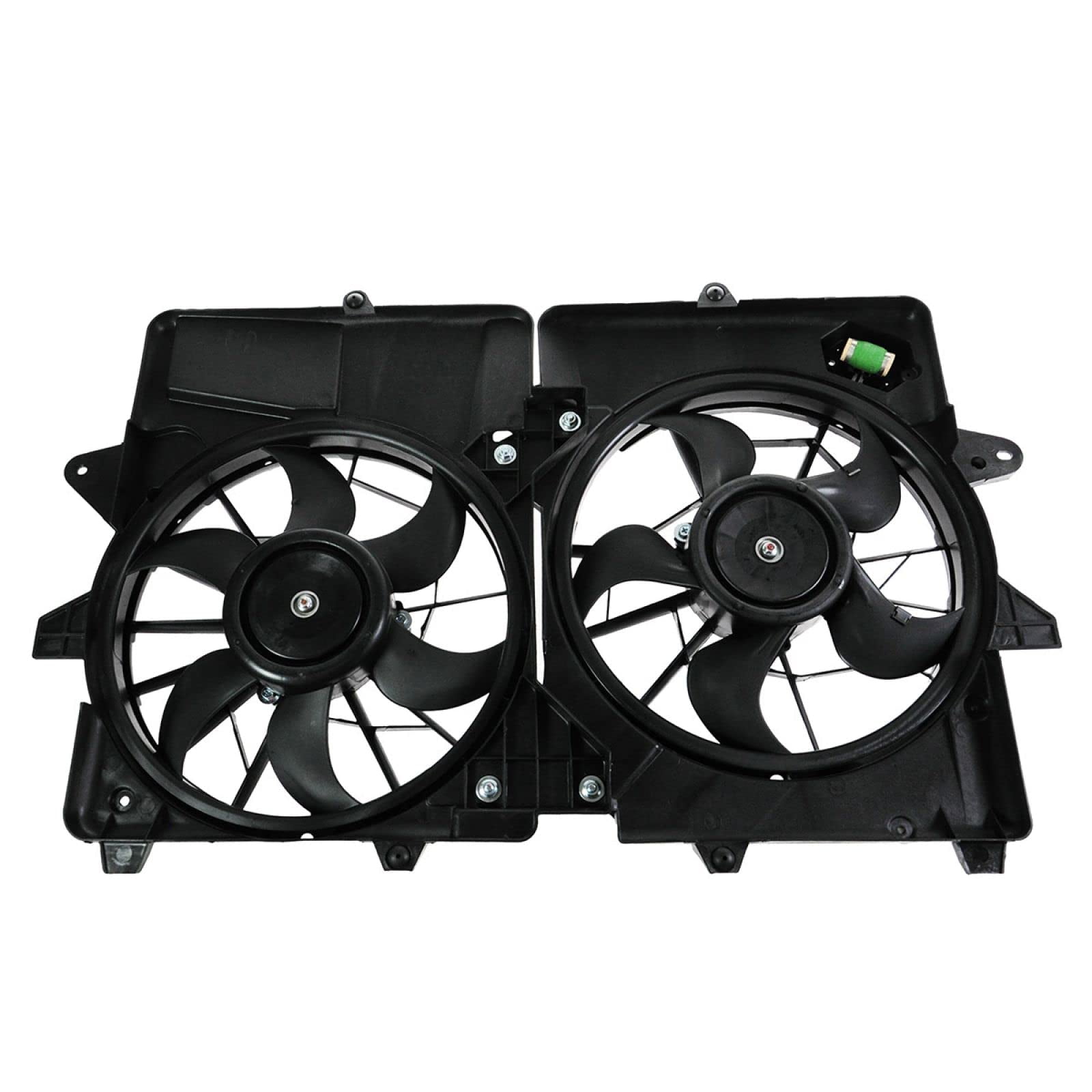 Radiator Dual Cooling Fan Assembly For Ford Escape Mercury Mariner ...