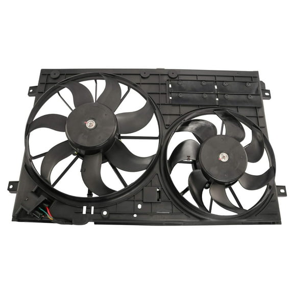 Radiator Dual Cooling Fan Assembly for 05-13 Volkswagen VW Jetta 2.0L Diesel RFA83607