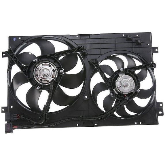 Jeeto Radiator Fan Radiator Fan Assembly 1 - Compatible with 1999 - 2005 Volkswagen Jetta ...