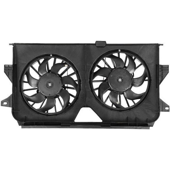 Radiator Fan Assembly 1 - Compatible with 2005 - 2007 Dodge Grand Caravan 2006