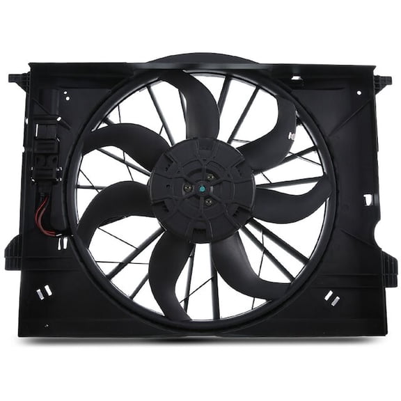 Radiator Fan Assembly 1 - Compatible with 2007 - 2011 Mercedes-Benz CLS550 5.5L V8 - Autopart Premium