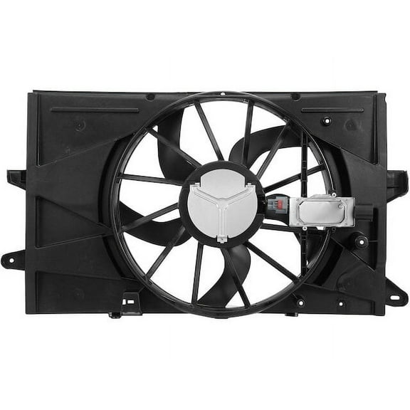 Radiator Fan Assembly 1 - Compatible with 2008 - 2012 Ford Taurus 3.5L V6 2009 2010 2011
