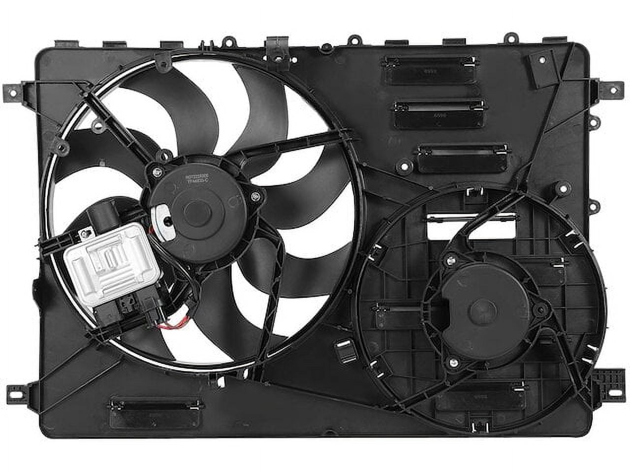 Autopart Premium Radiator Fan Assembly with Shroud, Fits 2012-2018 Land ...