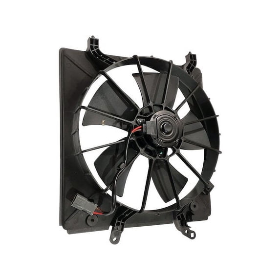 Left Auxiliary Fan Assembly - 2013-2017 Honda Accord 2.4L 4-Cylinder - TYC 123280-07907019