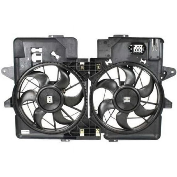 Radiator Fan Assembly - Compatible with 2001 - 2004 Ford Escape 2002 2003