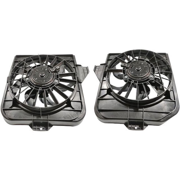 Radiator Fan Assembly - Compatible with 2001 - 2005 Dodge Caravan 2002 2003 2004